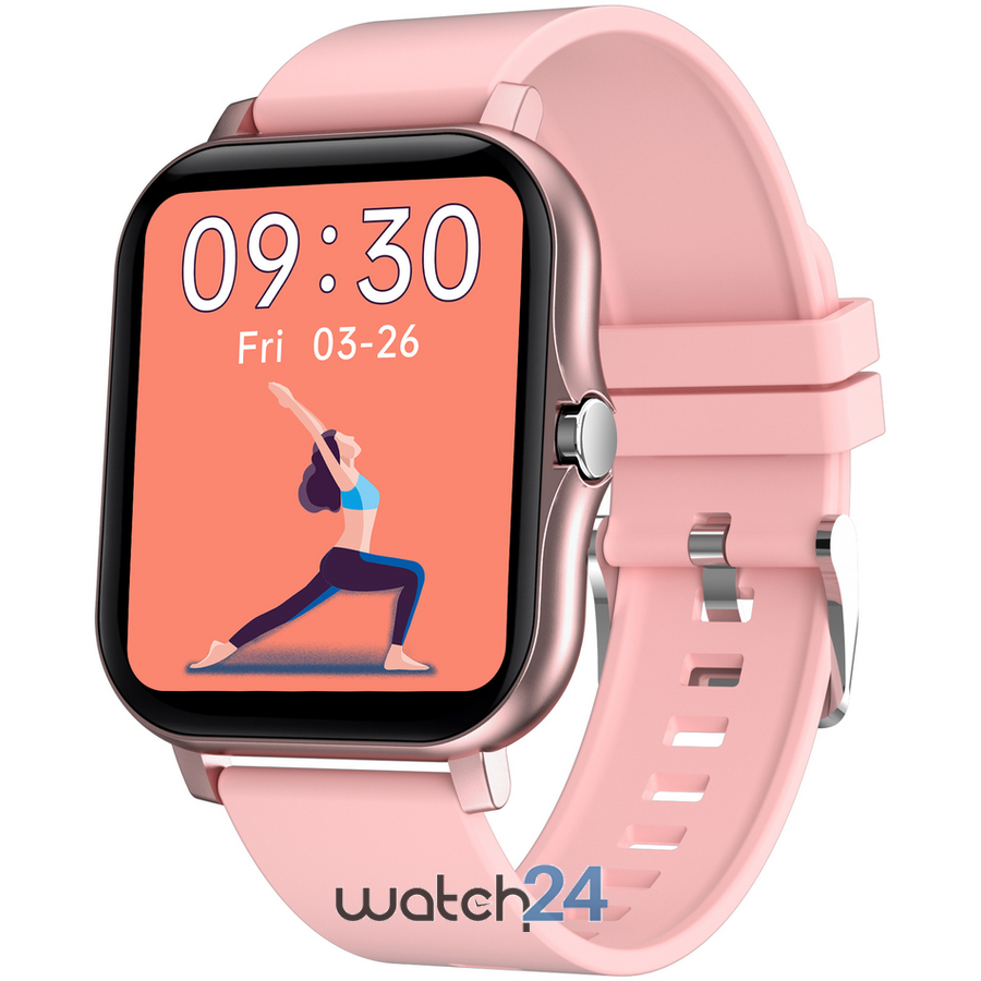 SmartWatch cu Apel Bluetooth, Microfon, Difuzor, EKG, Puls, Oxigen din sange, Tensiune arteriala, Monitorizare somn, Vreme S605
