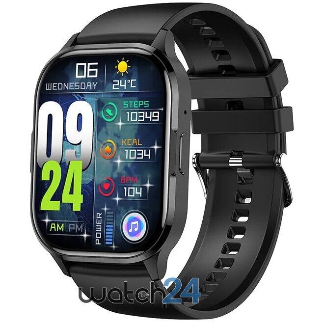 SmartWatch cu senzor Glucometru, Apel Bluetooth, Tensiune, Ritm cardiac, Nivel Oxigen, Nivel stres, Ciclu menstrual, Afisare vreme, Calendar, Calculator S670