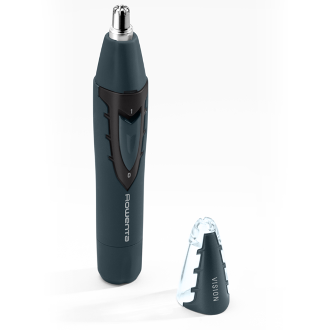 Trimmer pentru nas & urechi Rowenta Vision TN3011F0 autonomie 3 ore tehnologie VISION rezistent la apa albastru