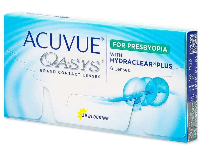 Lentile de contact bi-saptamanale Johnson & Johnson Acuvue Oasys for Presbyopia (6 lentile) Johnson and Johnson