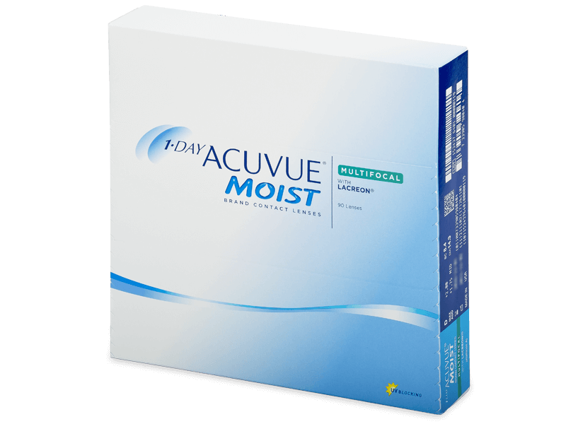 Lentile de contact zilnice 1 Day Acuvue Moist Multifocal (90 lentile) Johnson and Johnson