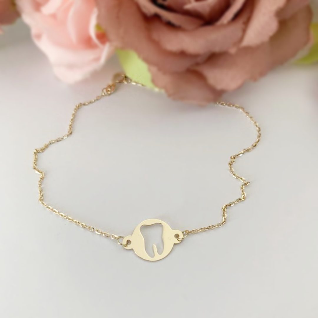 Bratara lant dama maseluta – aur 14K galben, alb sau roz 14K Rubinul - Image 4