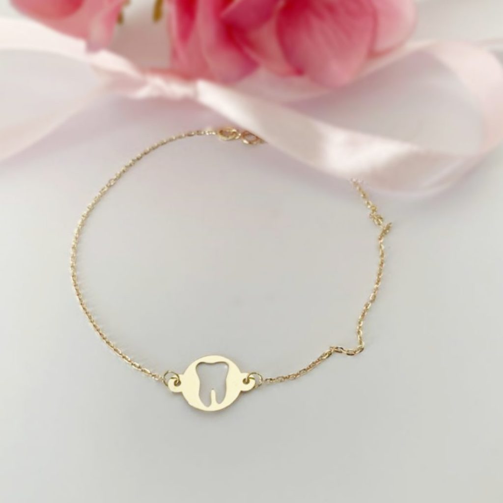 Bratara lant dama maseluta – aur 14K galben, alb sau roz 14K Rubinul - Image 6