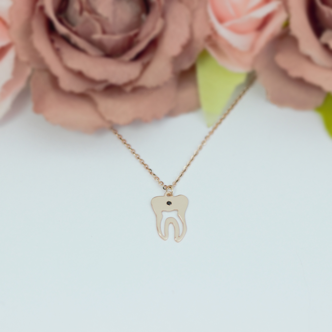 Lantisor cu model maseluta – aur galben, alb sau roze 14K Rubinul - Image 6